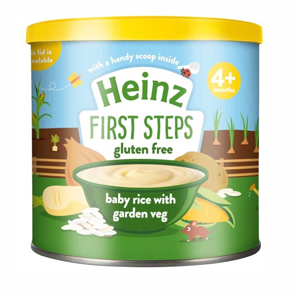 Heinz First Step Baby Rice with Garden Veg Cereal
