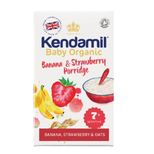Kiddies Treat Kendamil Banana & Strawberry Porridge