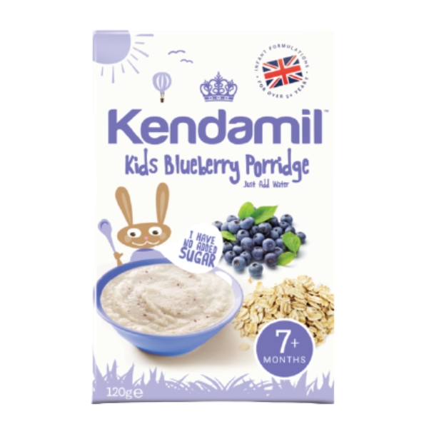 Kiddies Treat Kendamil Blueberry Porridge