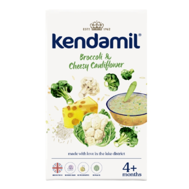 Kiddies Treat Kendamil Broccoli and Cheesy Cauliflower