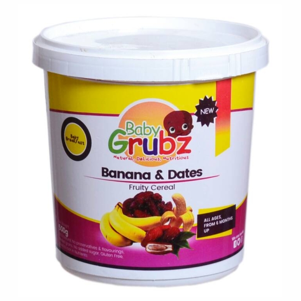 Grubz Banana & Dates Cereal