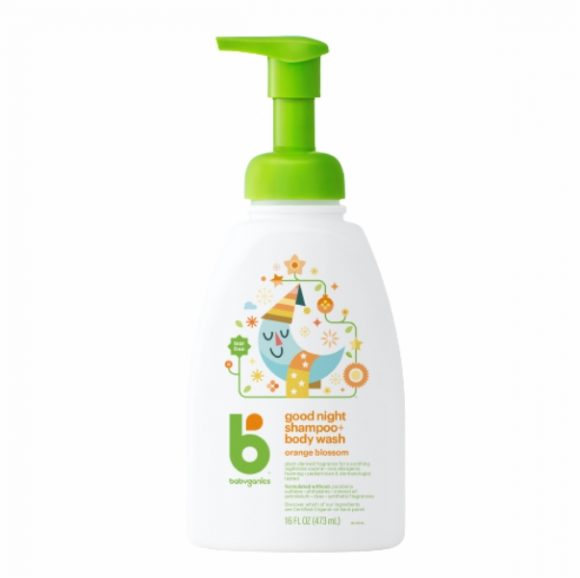 Babygarnics Goodnight Shampoo + Body Wash - Orange Blossom