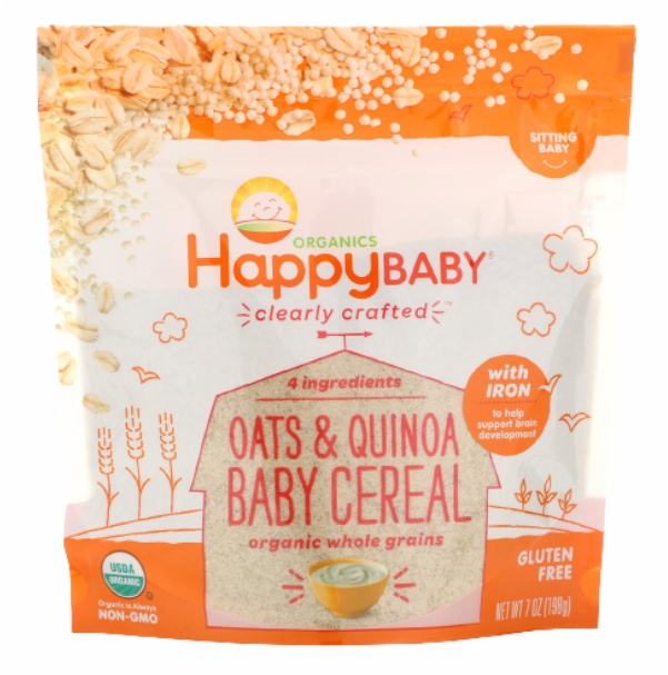HappyBaby Oats & Quinoa Baby Cereal