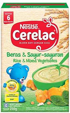 Nestle Cerelac rice and mixed vegetable