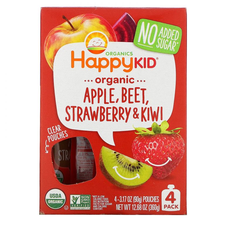 Happy kid organic pouches pack