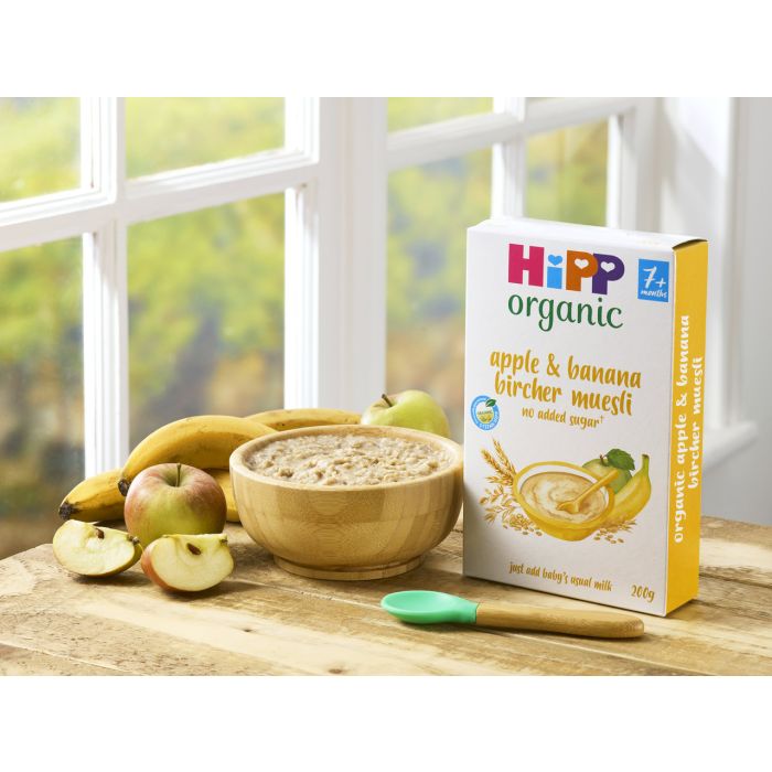 Hipp organic apple & banana cereal