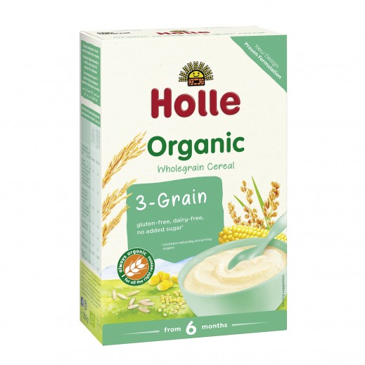 Holle organic wholegrain cereal 3 grain