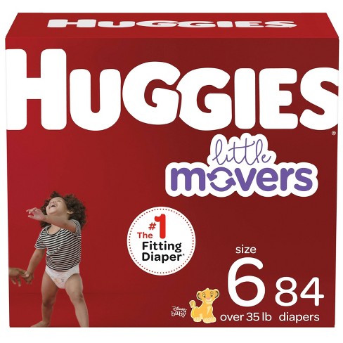 Huggies Little Movers Diaper size 6 6-84CT