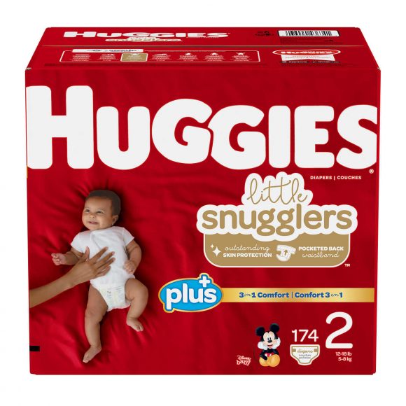HUGGIES LITTLE SNUGGLERS SIZE 2 (5-8KG)