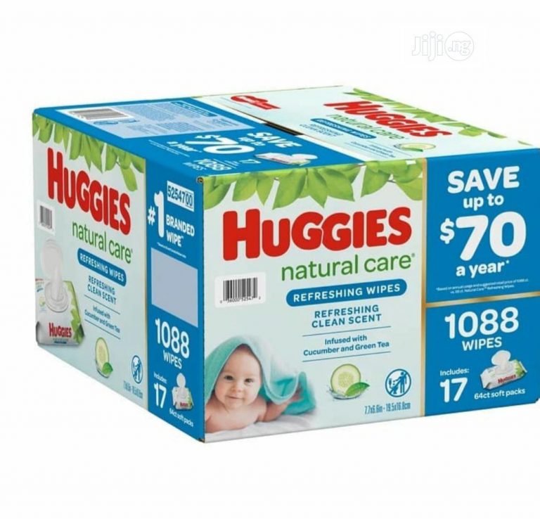 Huggies Natural Care Sensitive Baby Wipes 1088CT