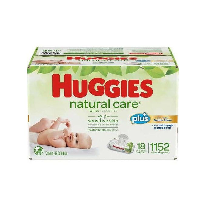 Huggies Natural Care Sensitive Baby Wipes 1152CT