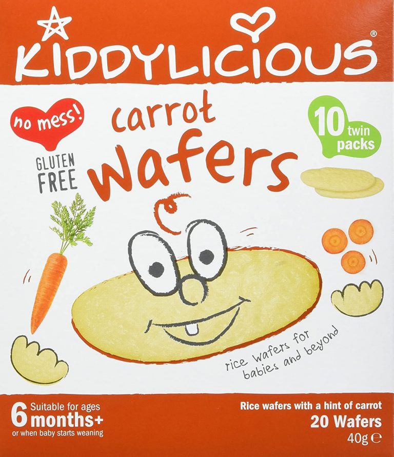 Kiddylicious carrot wafer