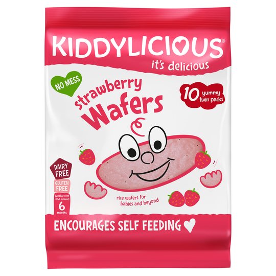 Kiddylicious strawberry wafer