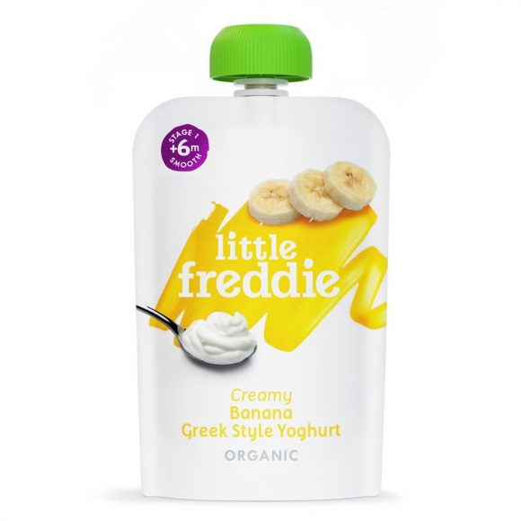 Little Freddie banana greek style yogurt
