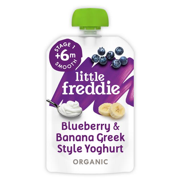 Little Freddie blueberry banana Greek style yogurt